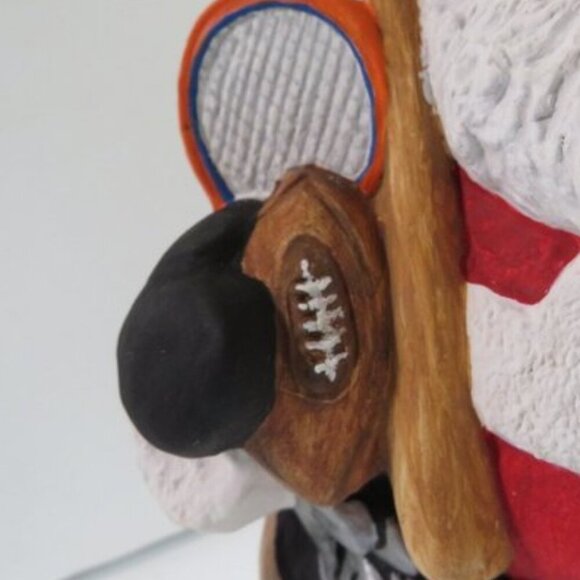 Santa Claus Sports Christmas Ceramic Hand painted - Picture 7 of 11